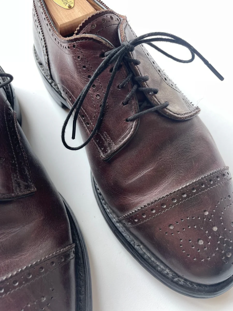 Austin Phillips Wing Tip, Dark Brown (Size 11 M) - Image 4