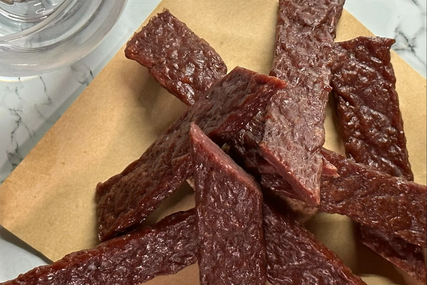 Boozy Jerky Style Steak Strip & Snack Stick Variety 6 Packages // 30 Servings - Image 7
