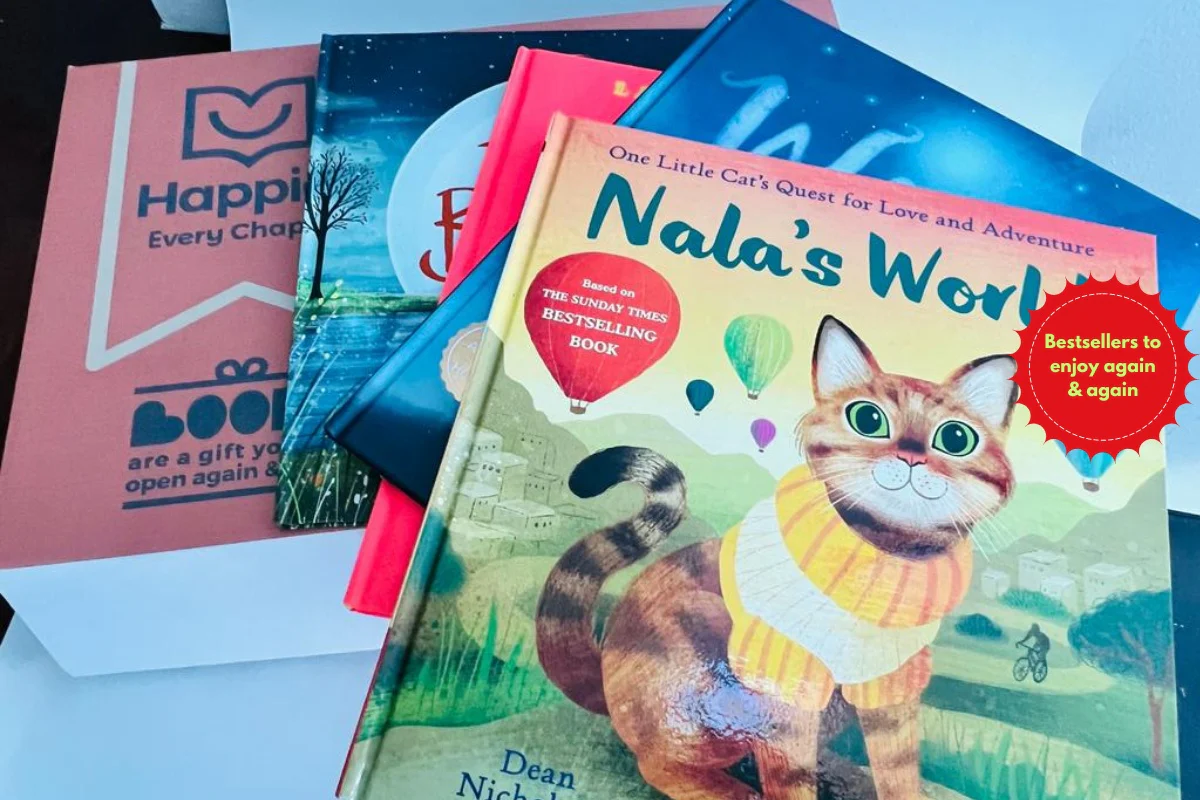 Box of 4 New Surprise Children's Books (Monthly)