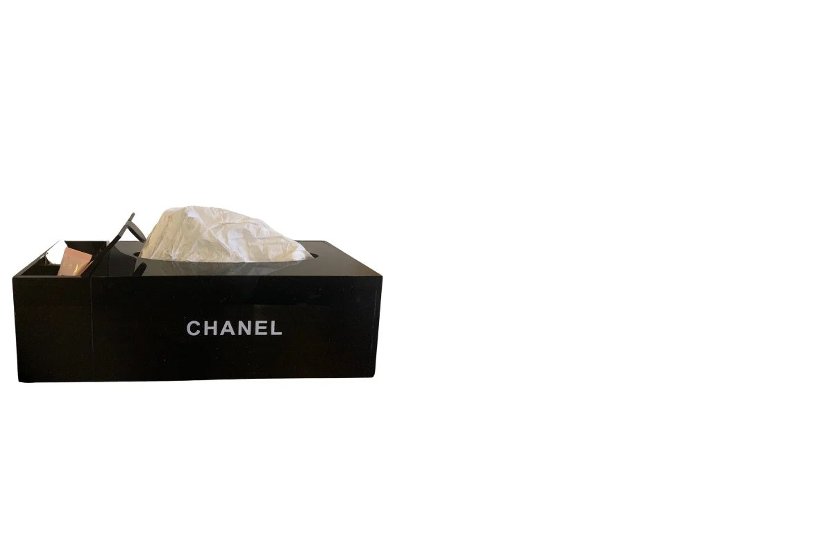 Chanel Makeup Tissue Box W/d Compartments - Image 8