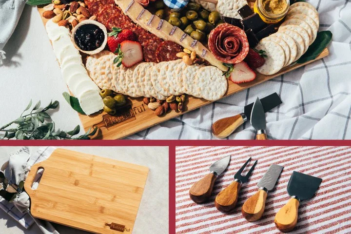 Charcuterie Kit + Handcrafted Wooden Board Bundles - Image 8