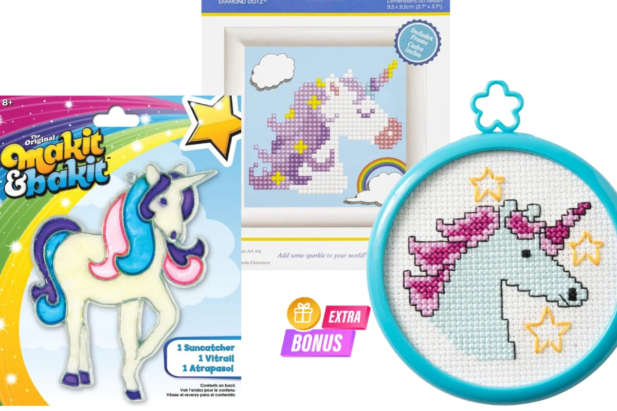 Kids Level 3 - Counted Cross Stitch & Punch Needle - Sewing & Craft Subscription Box (Recommended Age 10+). - Image 10
