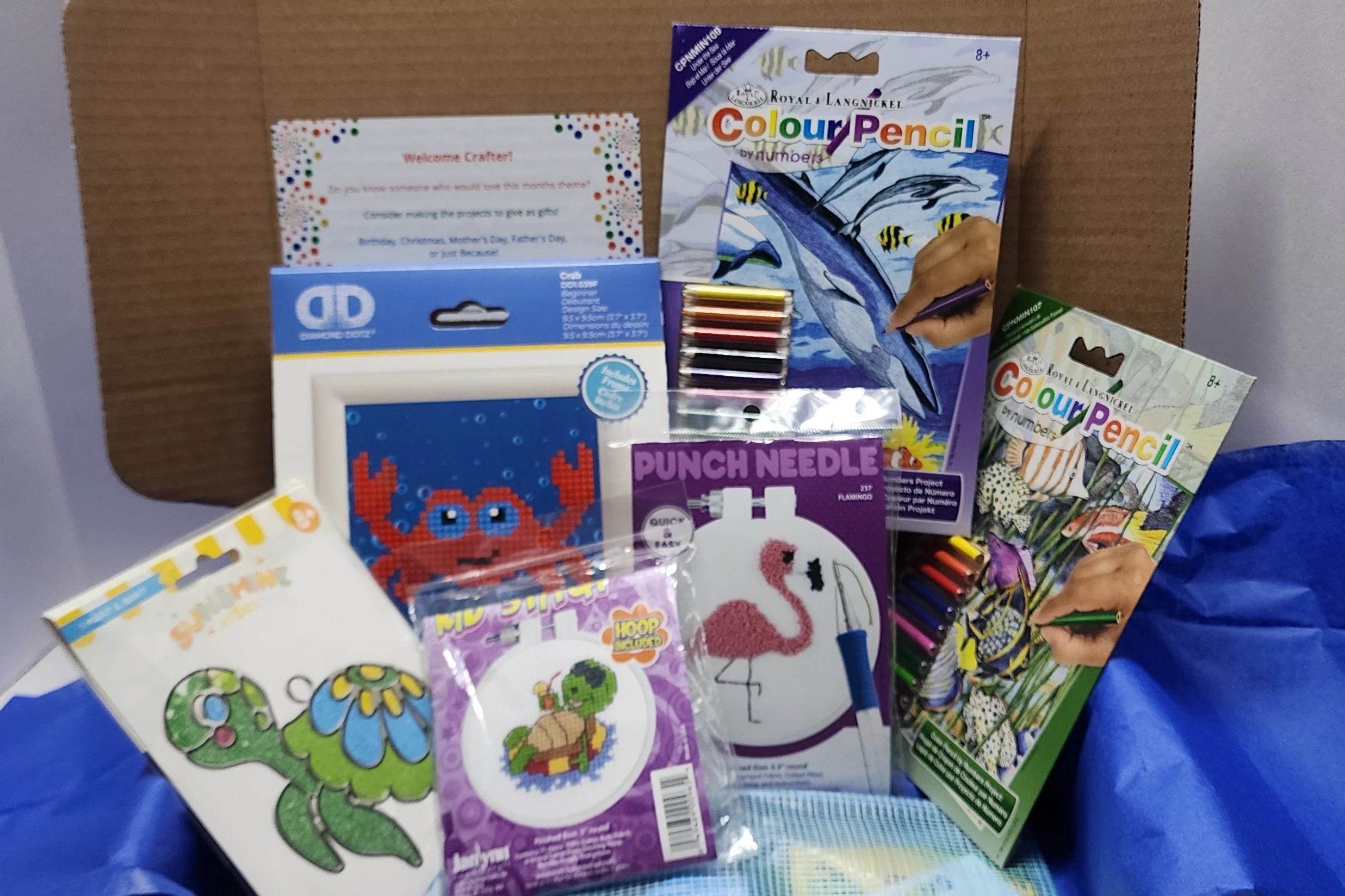 Kids Level 3 - Counted Cross Stitch & Punch Needle - Sewing & Craft Subscription Box (Recommended Age 10+). - Image 15