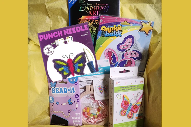 Kids Level 3 - Counted Cross Stitch & Punch Needle - Sewing & Craft Subscription Box (Recommended Age 10+). - Image 6