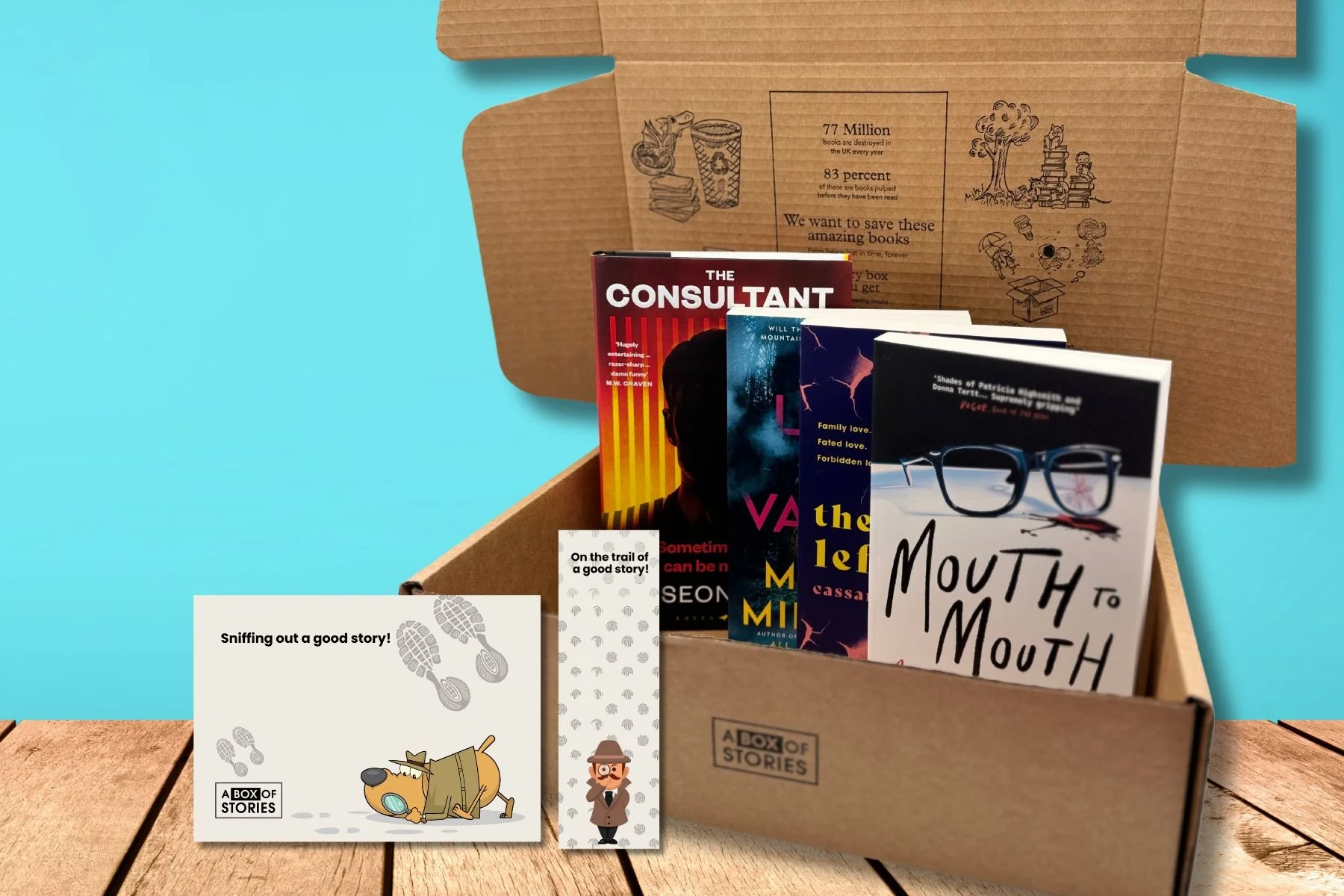 Crime, Thriller and Mystery - Box of 4 New Surprise Books Subscription Box - Image 15