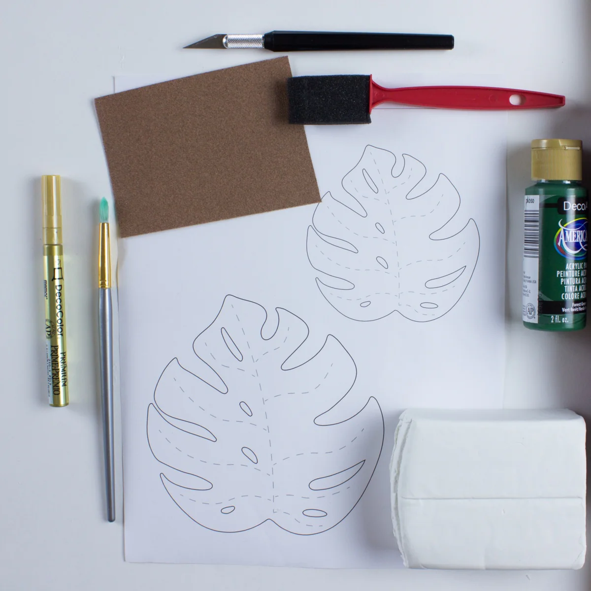 DIY Monstera Clay Bowl Kit - Image 3