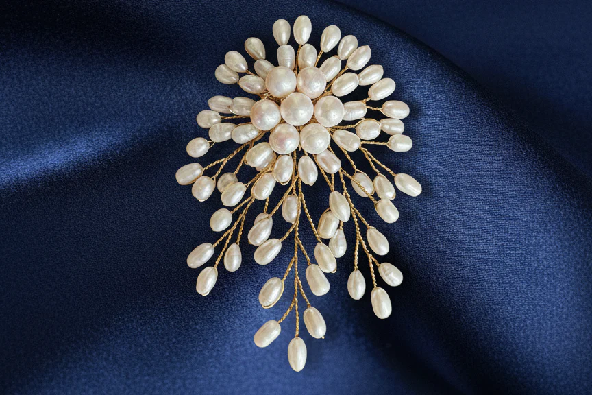 Dreamcloud handcrafted freshwater pearl brooch and pendant jewelry Gift Box - Image 23
