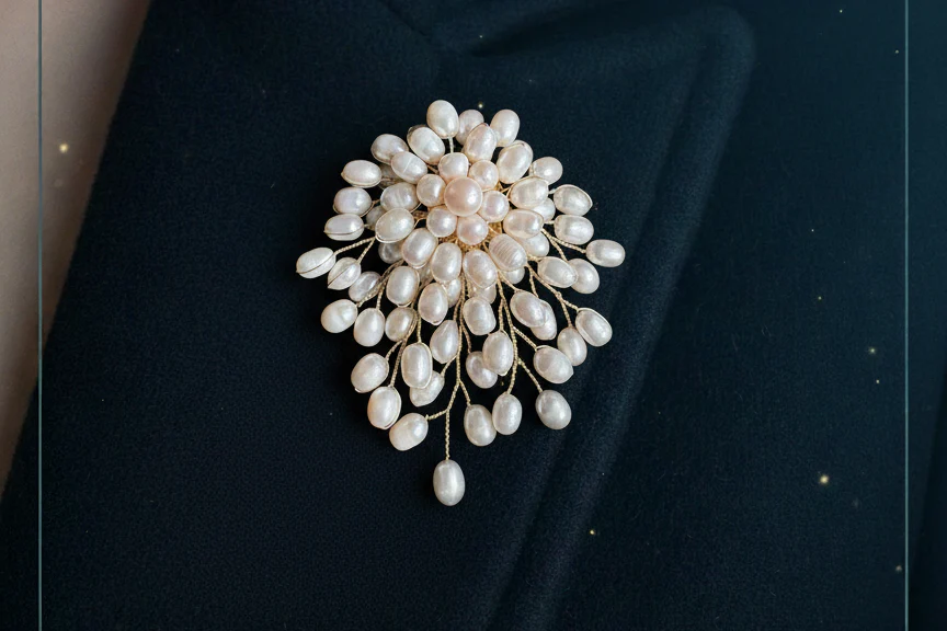 Dreamcloud handcrafted freshwater pearl brooch and pendant jewelry Gift Box - Image 5