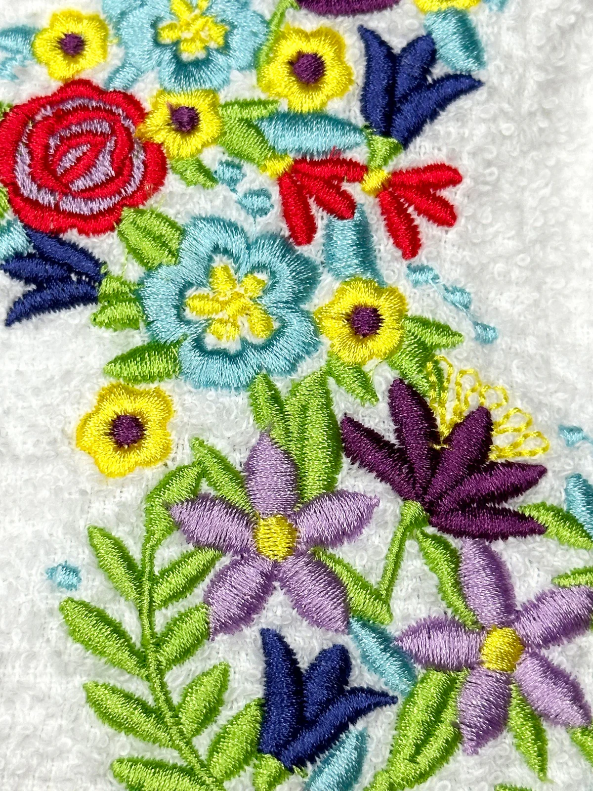 Easter Bunny Embroidered Towel - Image 3