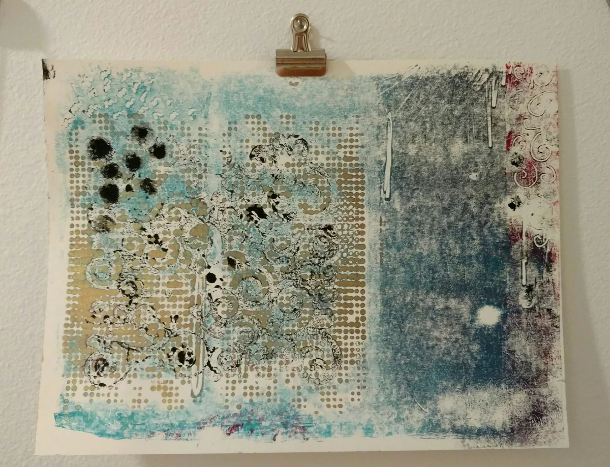 Easy Mono Printing Art Kit for 2 - Image 4