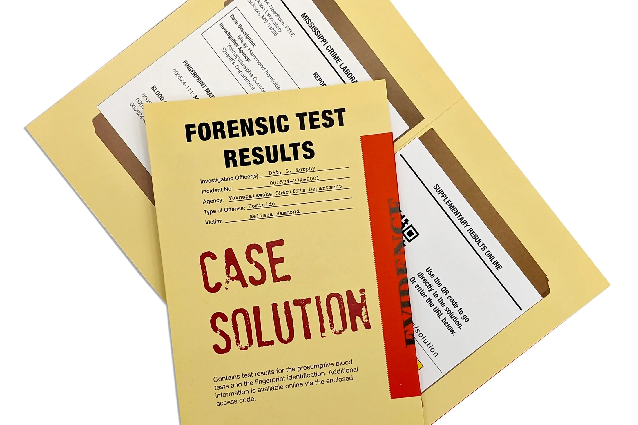 Forensic Science Kit: The Missy Hammond Murder - Image 2