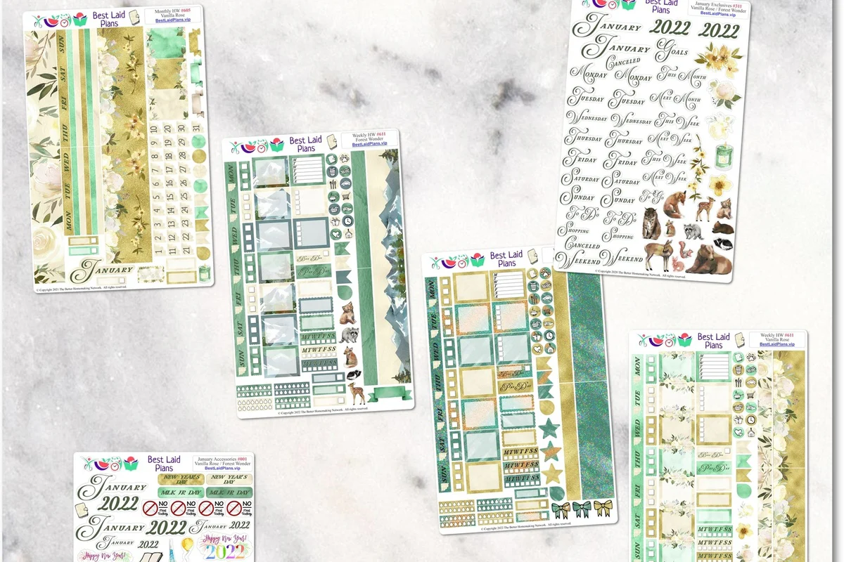 Functional Planner Sticker Kit for Hobonichi Weeks Planners - Image 5