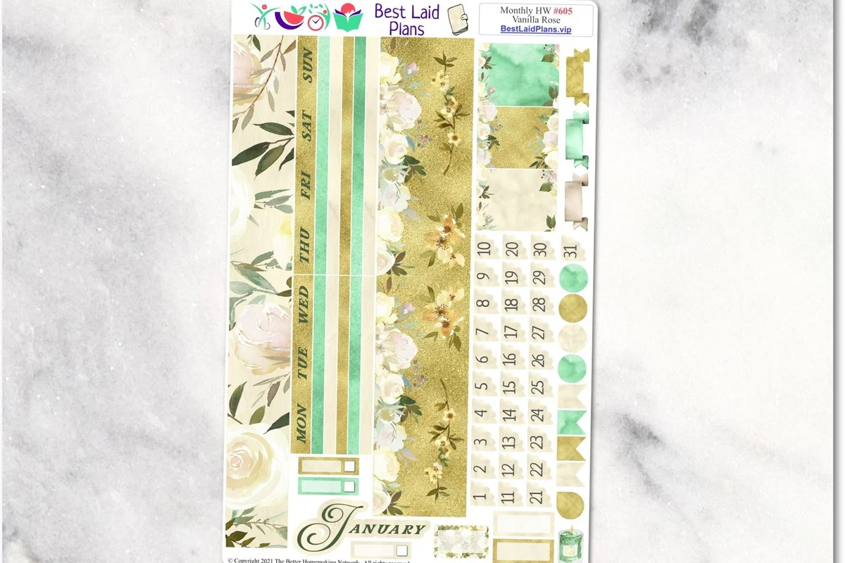 Functional Planner Sticker Kit for Hobonichi Weeks Planners - Image 6