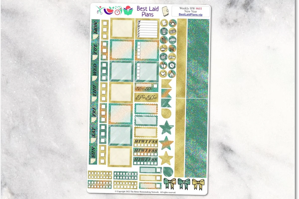 Functional Planner Sticker Kit for Hobonichi Weeks Planners - Image 7