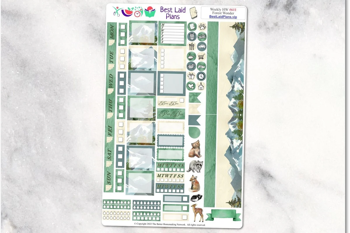 Functional Planner Sticker Kit for Hobonichi Weeks Planners - Image 8