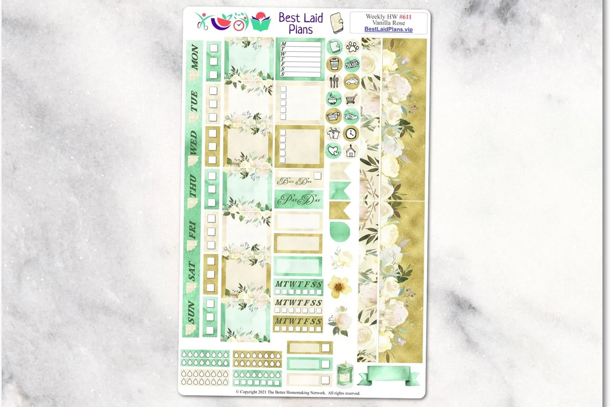 Functional Planner Sticker Kit for Hobonichi Weeks Planners - Image 9