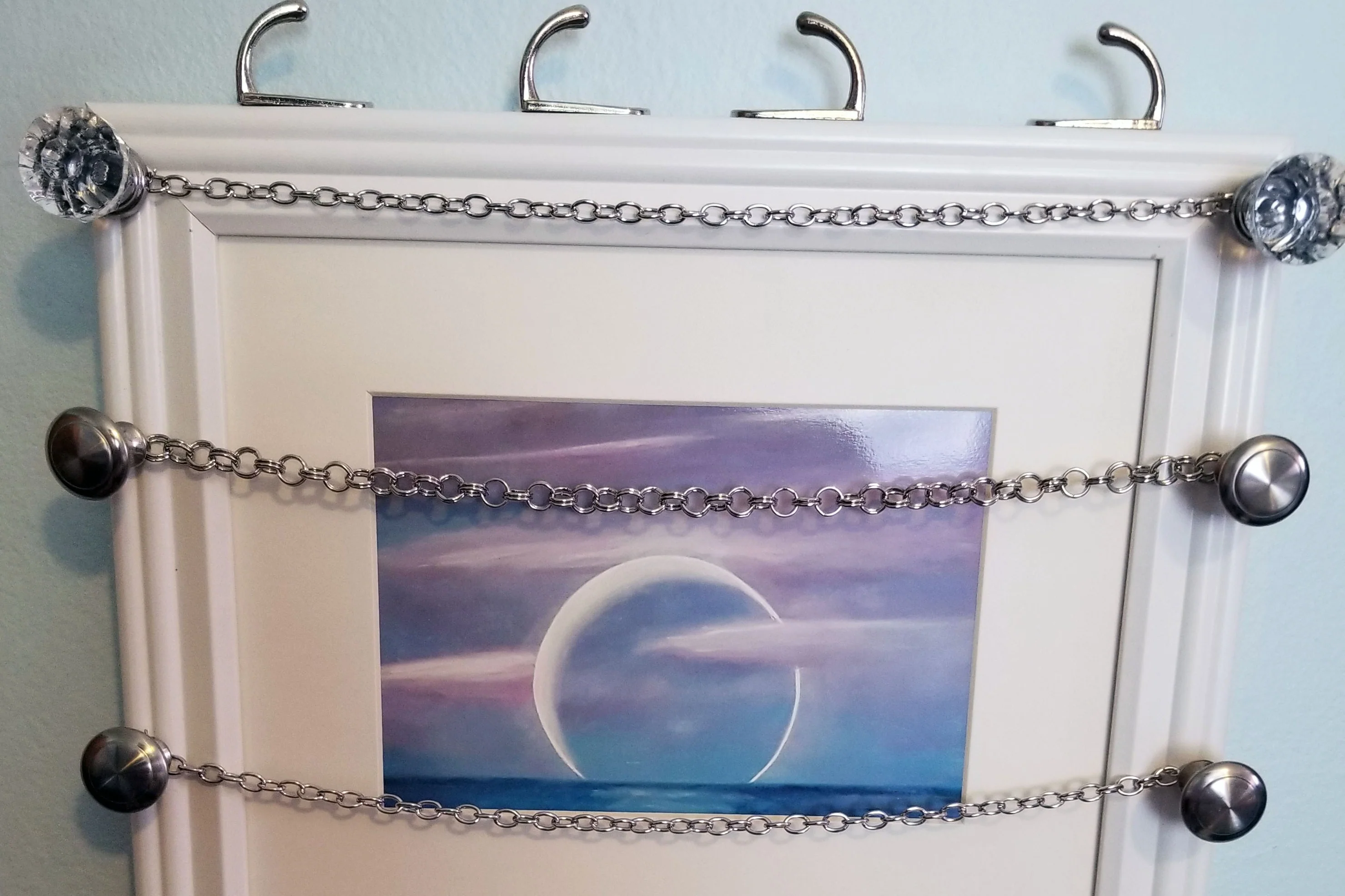 Gorgeous Wood Jewelry Frame with Bonus Necklace-Making Art Kit - SKU DV0321 - Image 4