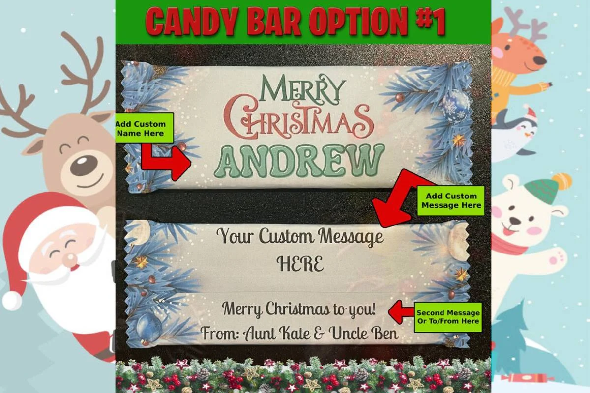 Holiday Gift Box & Snack Box - Christmas Candy Box - Image 6