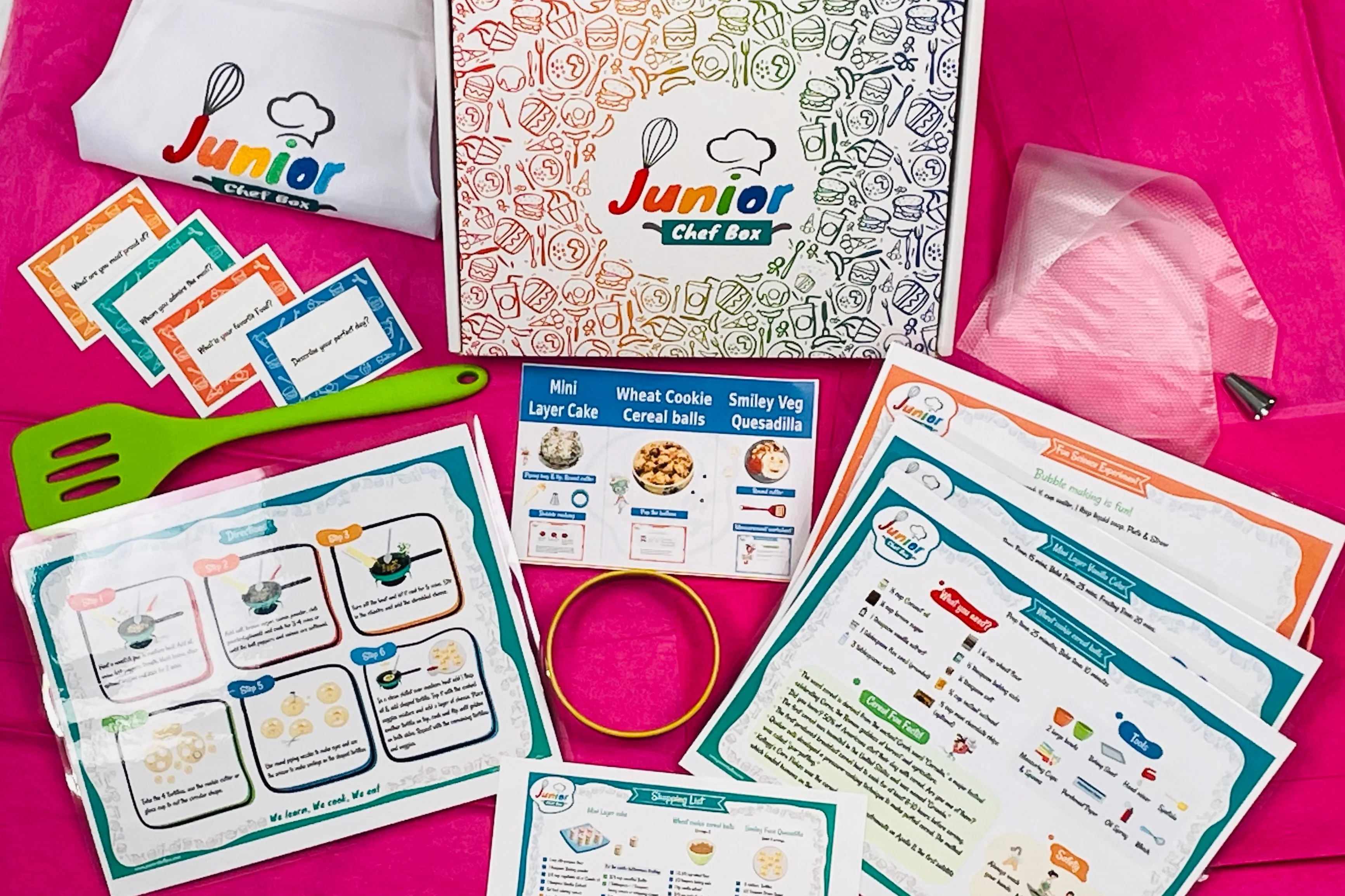 JuniorChefBox Monthly Kids Cooking Kit W/Video Tutorials - Free Shipping - Image 6