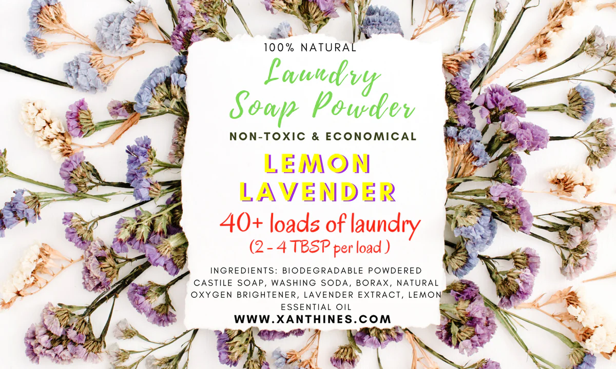 100% Natural Laundry Soap Powder