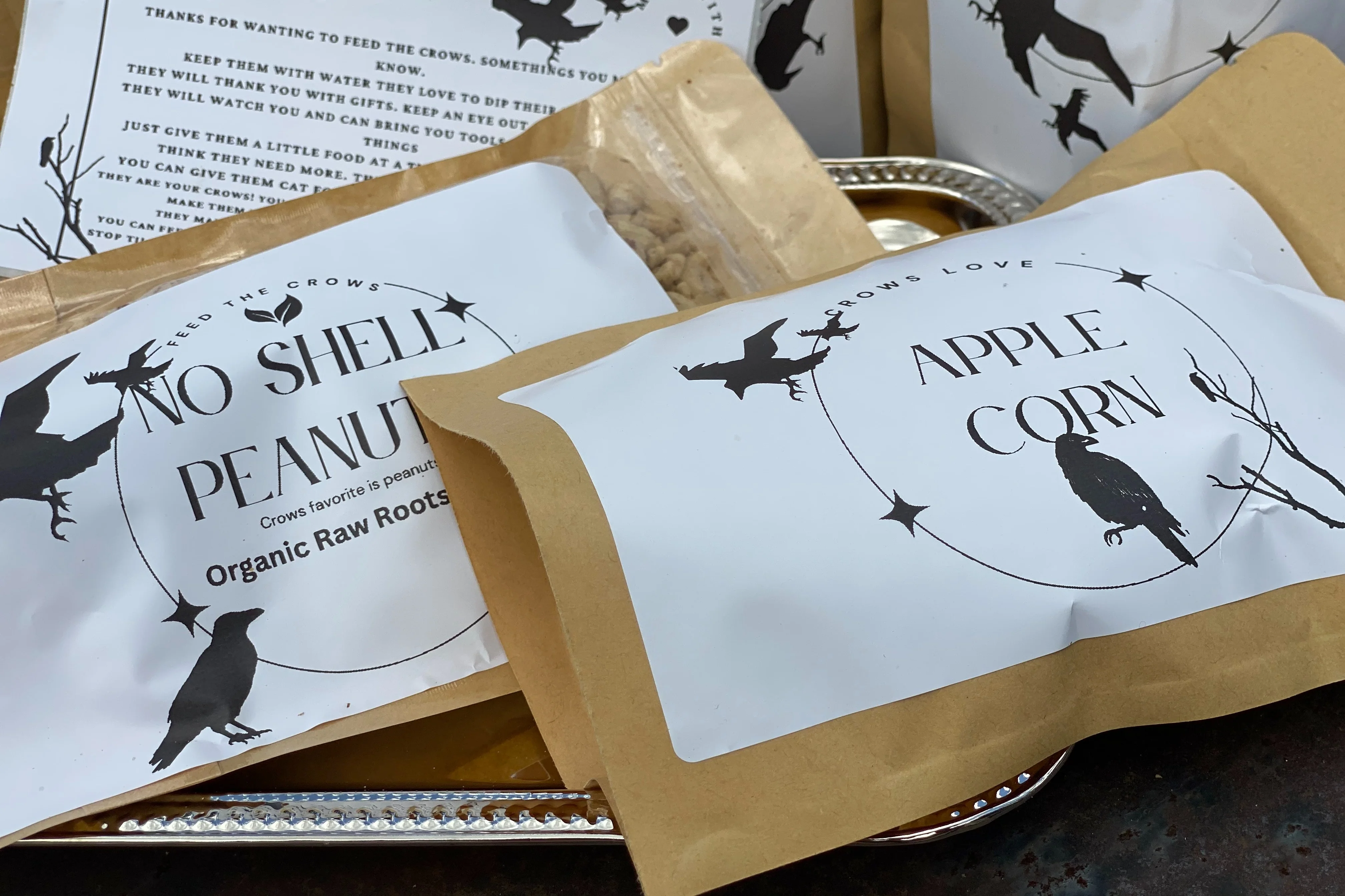 Lets Be friends Crow box | Feed the crows starter lit - Image 3