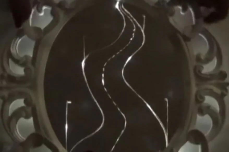 Lighted Magic Mirrors - Reverse Glass Etching with Lighted Background - SKU DV0322 - Image 3