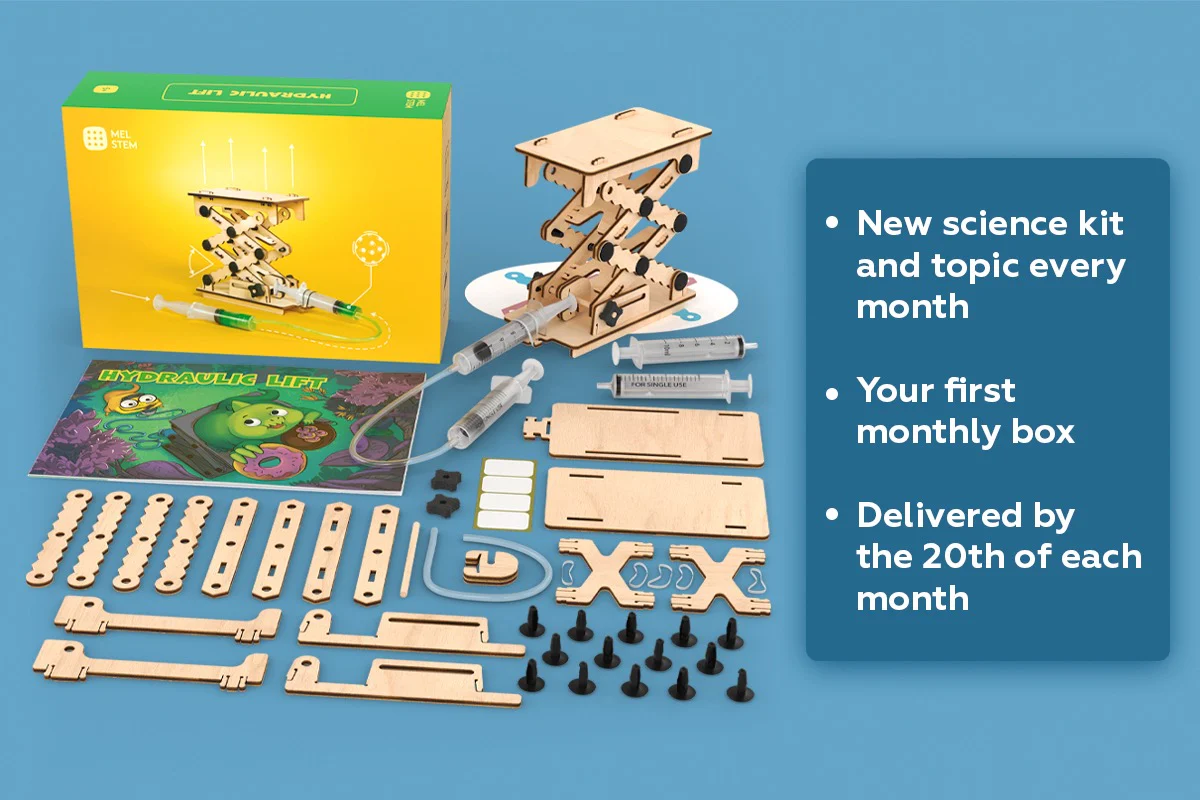 MEL STEM — Science Experiments Subscription Box DIY Model Building Kit Learning & Education Toys for Boys and Girls STEM Projects for Kids Ages 5+ - Image 2