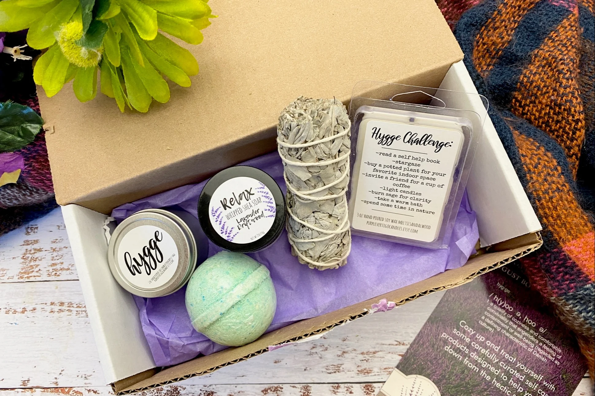 Mini Artisan Box Candles and Spa Self Care - Image 3