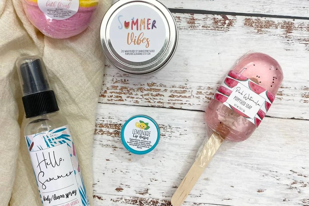 Mini Artisan Box Candles and Spa Self Care - Image 4