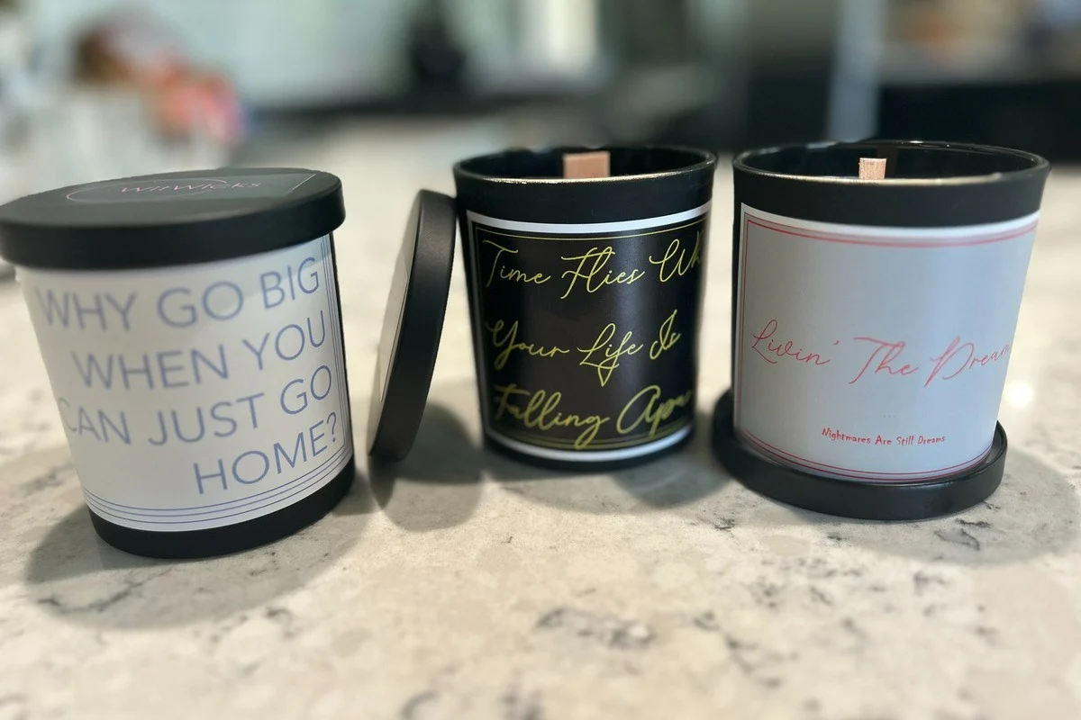 Monthly De-Motivational Candle Box - 3 Candles - Image 3