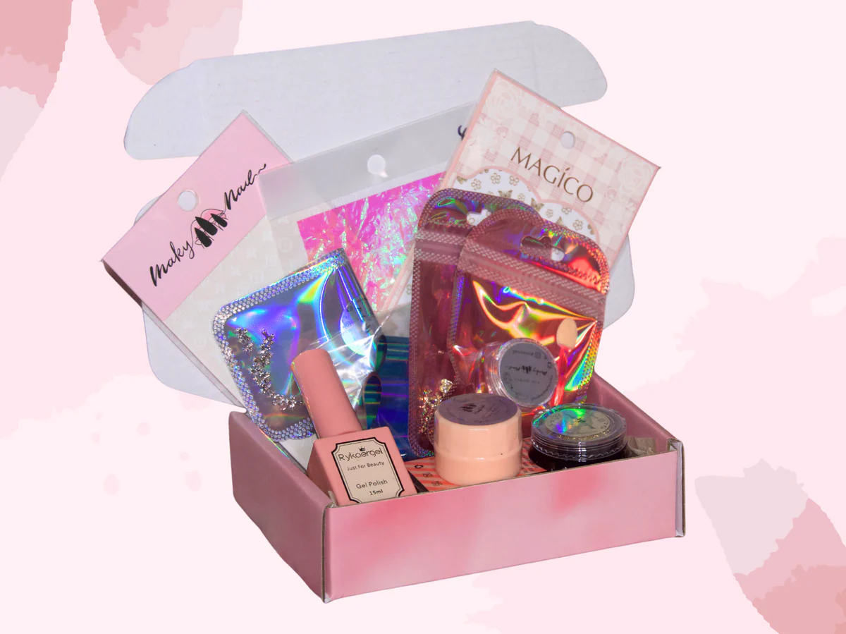 Mystery Nail Box Exploring Box for her, Surprise Box for nail lover, Surprising Gift Box nail decal, nail sticker, nail art, nail supplies - Image 3
