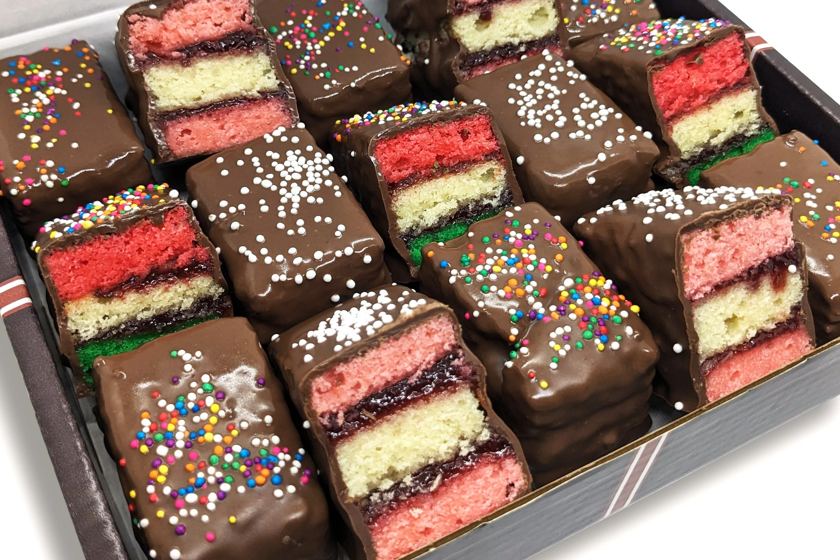 Nettie's Craft Brownies - Chocolate-Covered Rainbow Cookies - Image 5