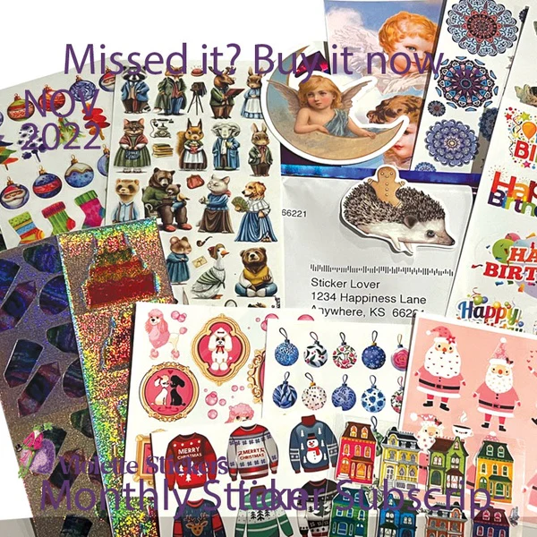 November 2022 Sticker Subscription Pack - Image 2