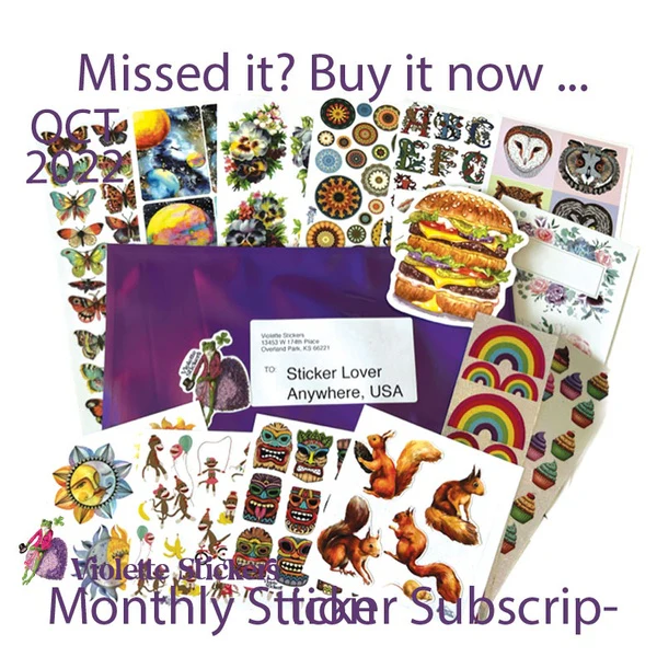October 2022 Sticker Subscription Pack - Image 2