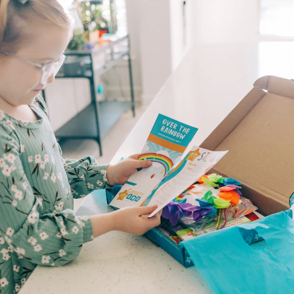 Over the Rainbow Craft & Activity Box for Ages 5-7 - Image 2