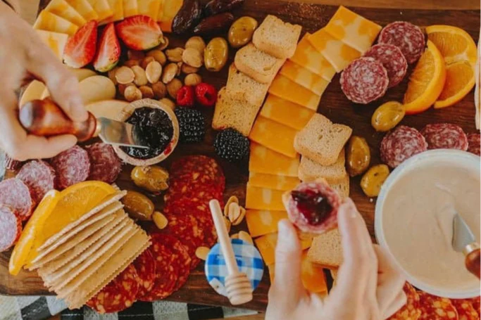 Platterful Handcrafted Wooden Bamboo Charcuterie Board (10x15") - Image 5
