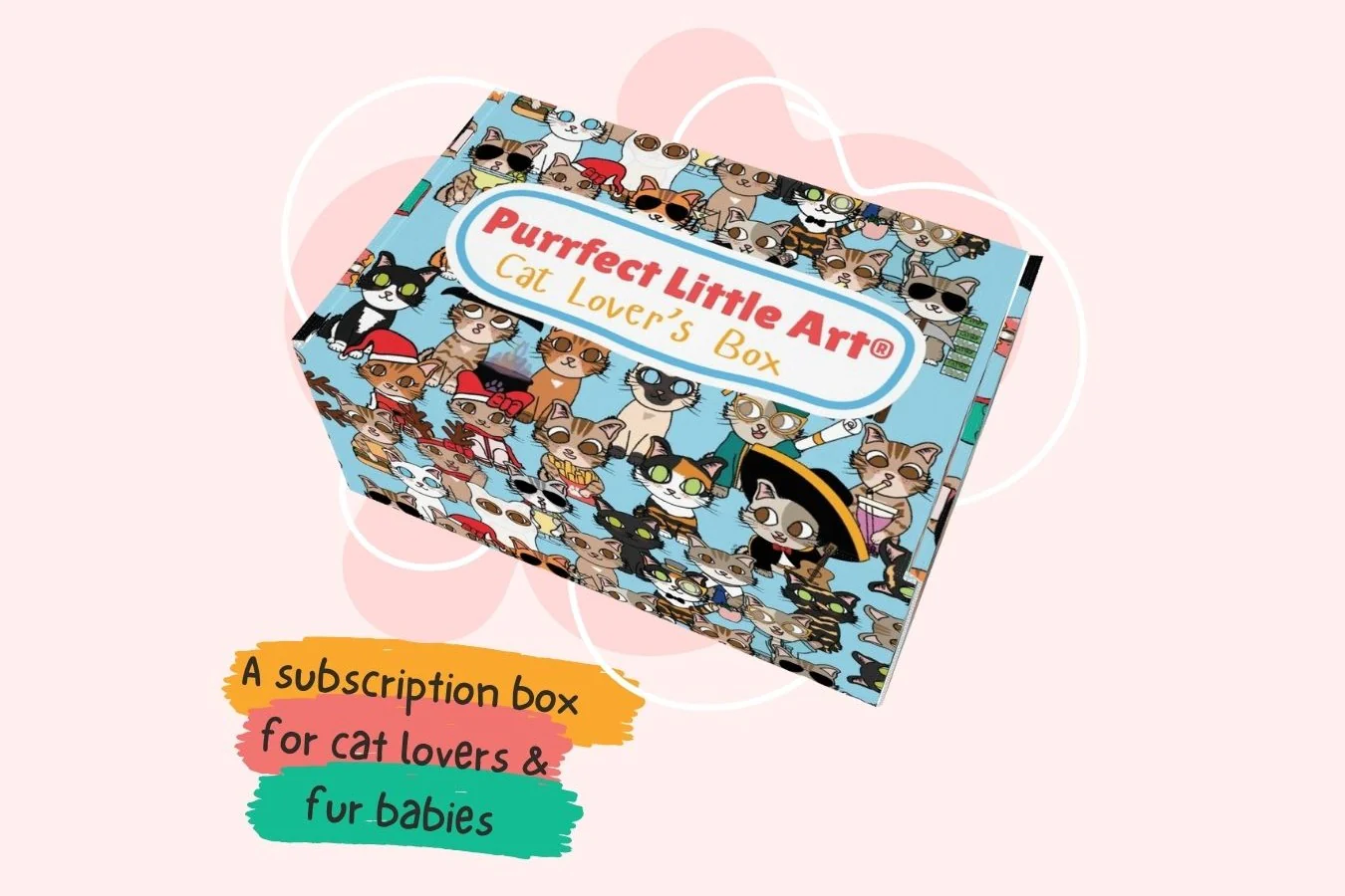 Purrfect Little Art Cat Lover's Box - Image 4