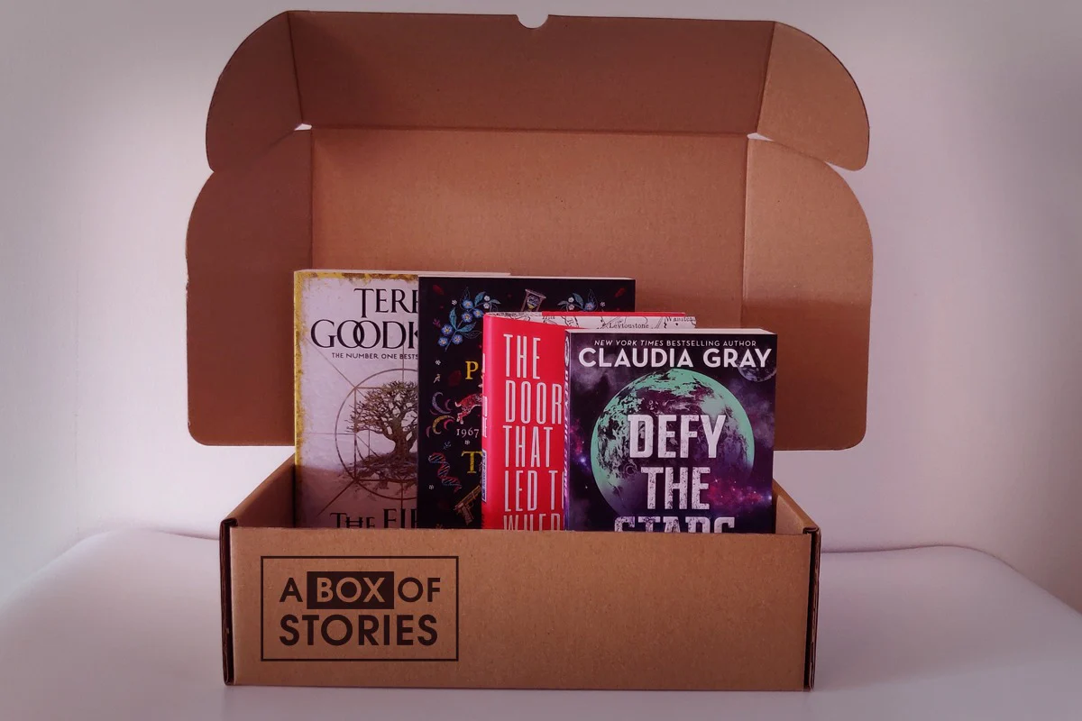 Quarterly Subscription Fiction Box of 4x New Surprise Books From A Box of Stories Book Club - Mystery Books Gift Box For Book Lovers - Image 5