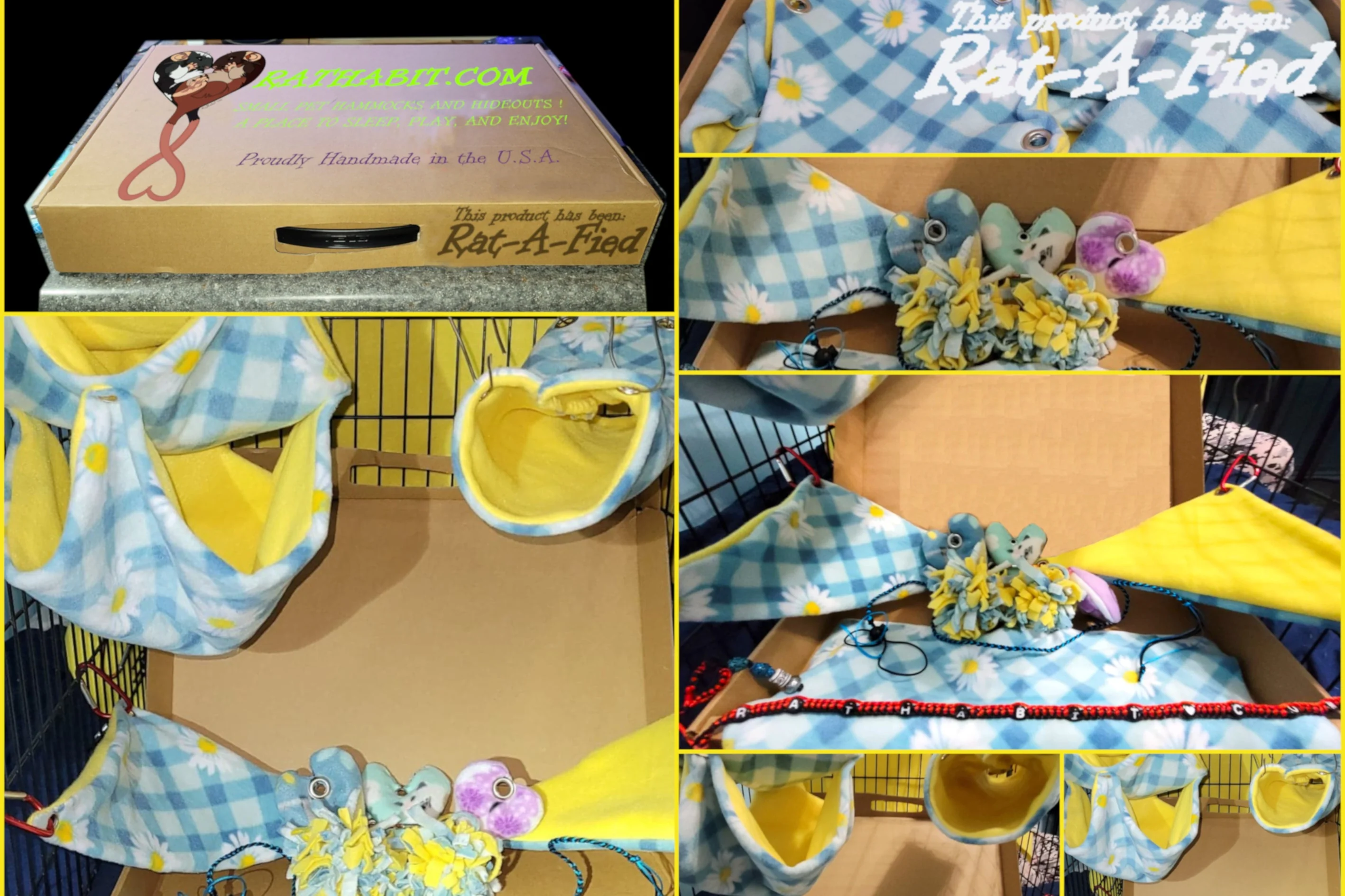 Standard Monthly Box  - 5 Matched Items  - Rats, Hedgehogs, Guinea pigs, Chinchillas, Sugar Gliders, and MORE!! - Image 3