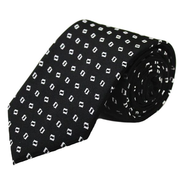 Salt N' Pepper Silk Tie