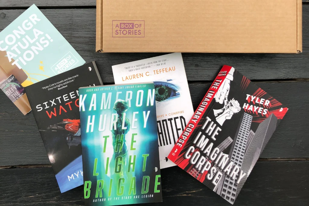 Science Fiction & Fantasy Box of 4 Surprise Books Monthly Subscription - Image 2