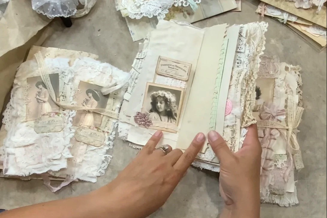 Handmade Shabby Chic Junk Journal - Image 11
