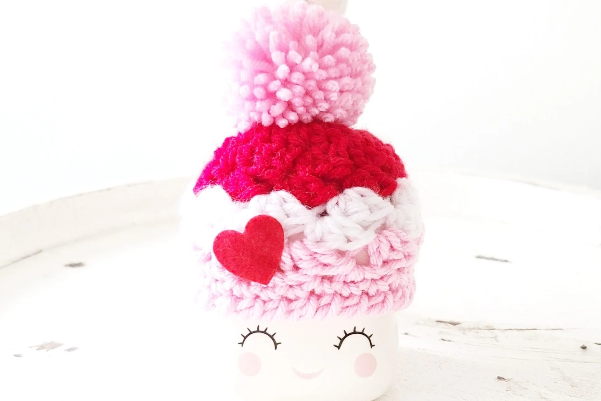 Seasonal Marshmallow Mug Hat Farmhouse Tiered Tray Decor Box - Image 22