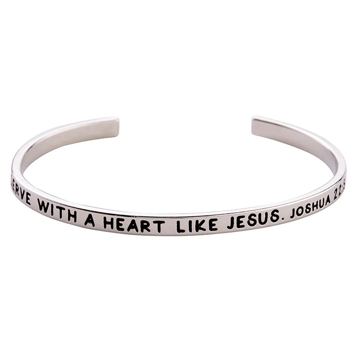 Serve with a Heart Like Jesus Bracelet (2 Pack)