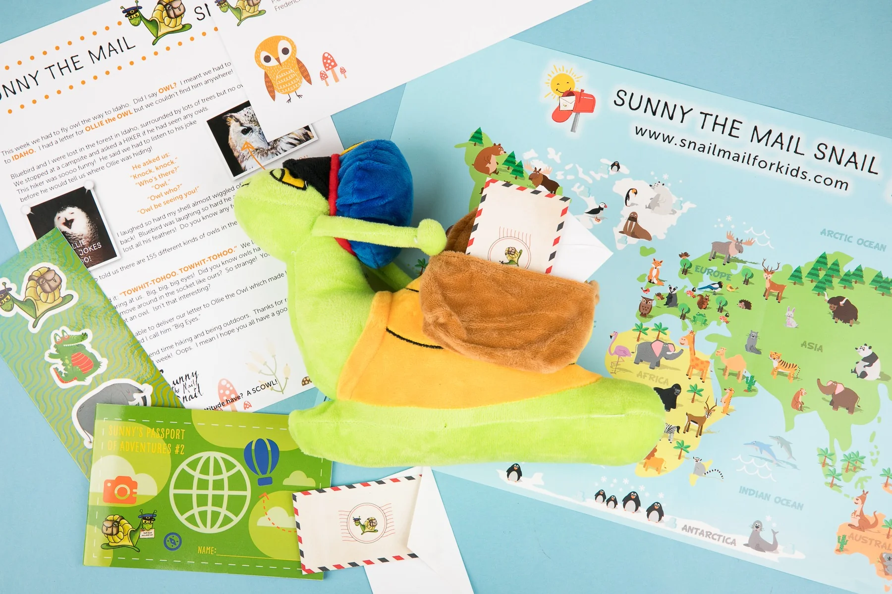 Plush and Snail Mail Weekly Letter from Sunny the Mail Snail for ages 3 to 8 - Image 13