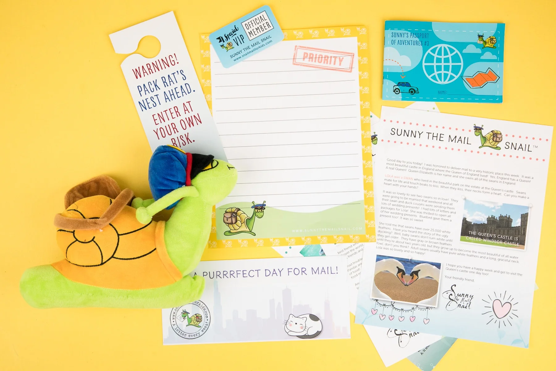 Plush and Snail Mail Weekly Letter from Sunny the Mail Snail for ages 3 to 8 - Image 17