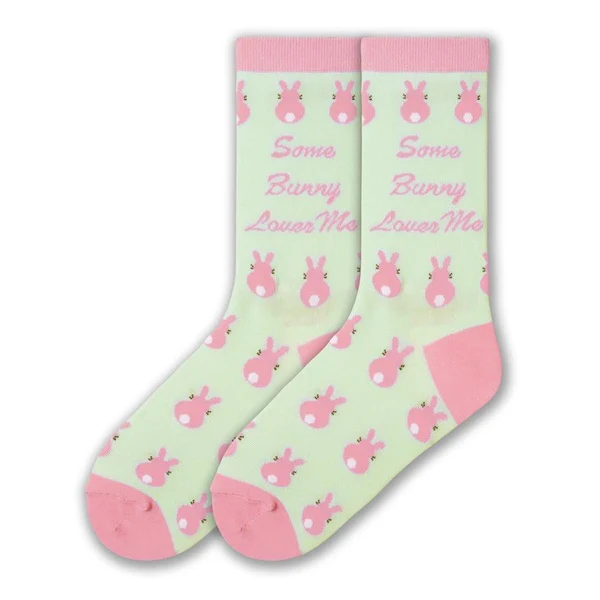 Some Bunny Love Me Crew Socks