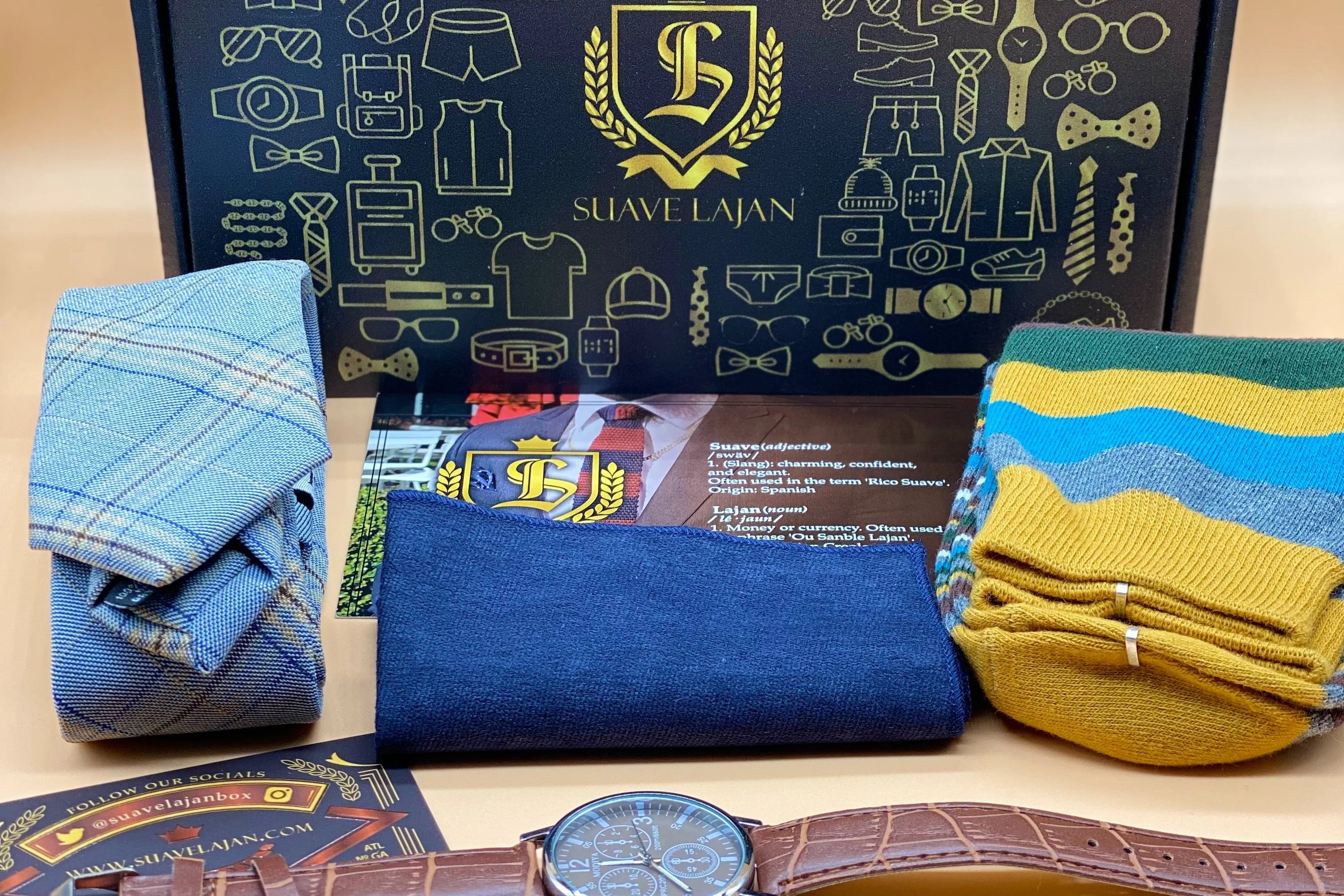 Men's Accessories Subscription BOX - FREE DOMESTIC SHIPPING - OVER $100 Retail value in each box !!!!! - Image 3