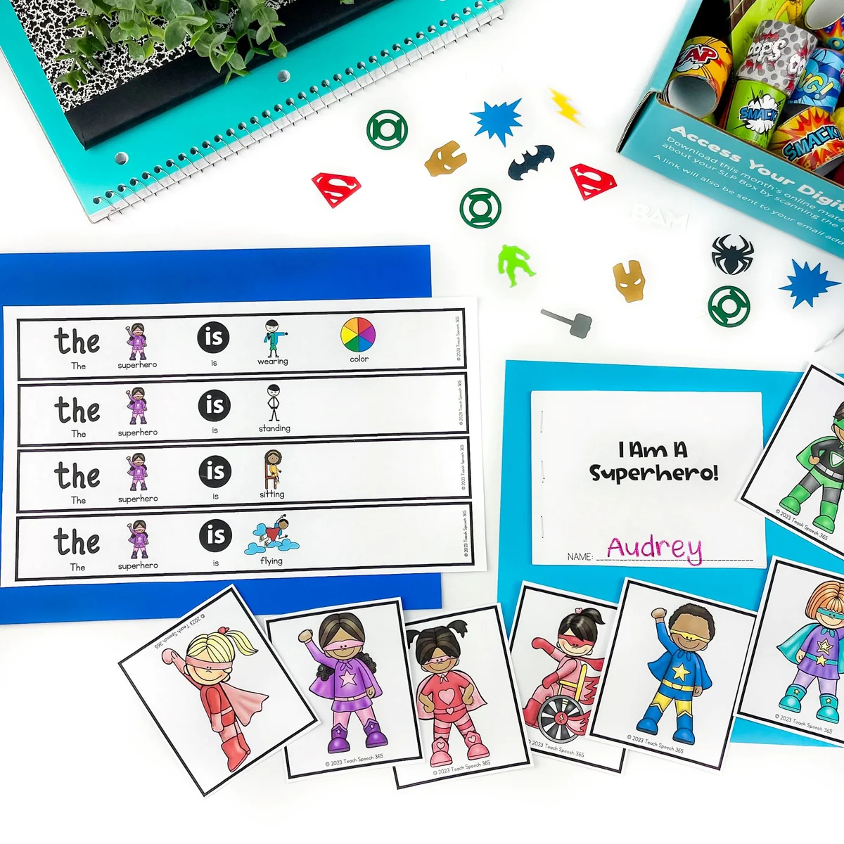 Superhero-themed Speech Therapy Box - Image 3