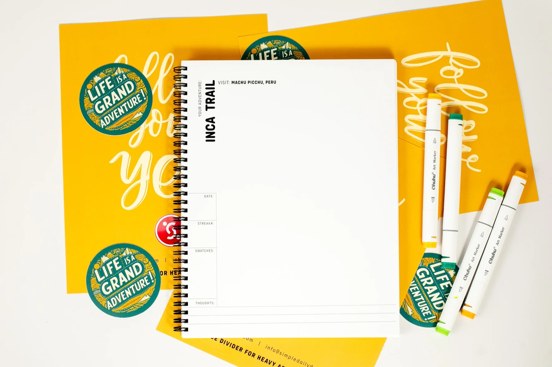 Themed Monthly Sketchpads with Daily Drawing Prompts - Image 9